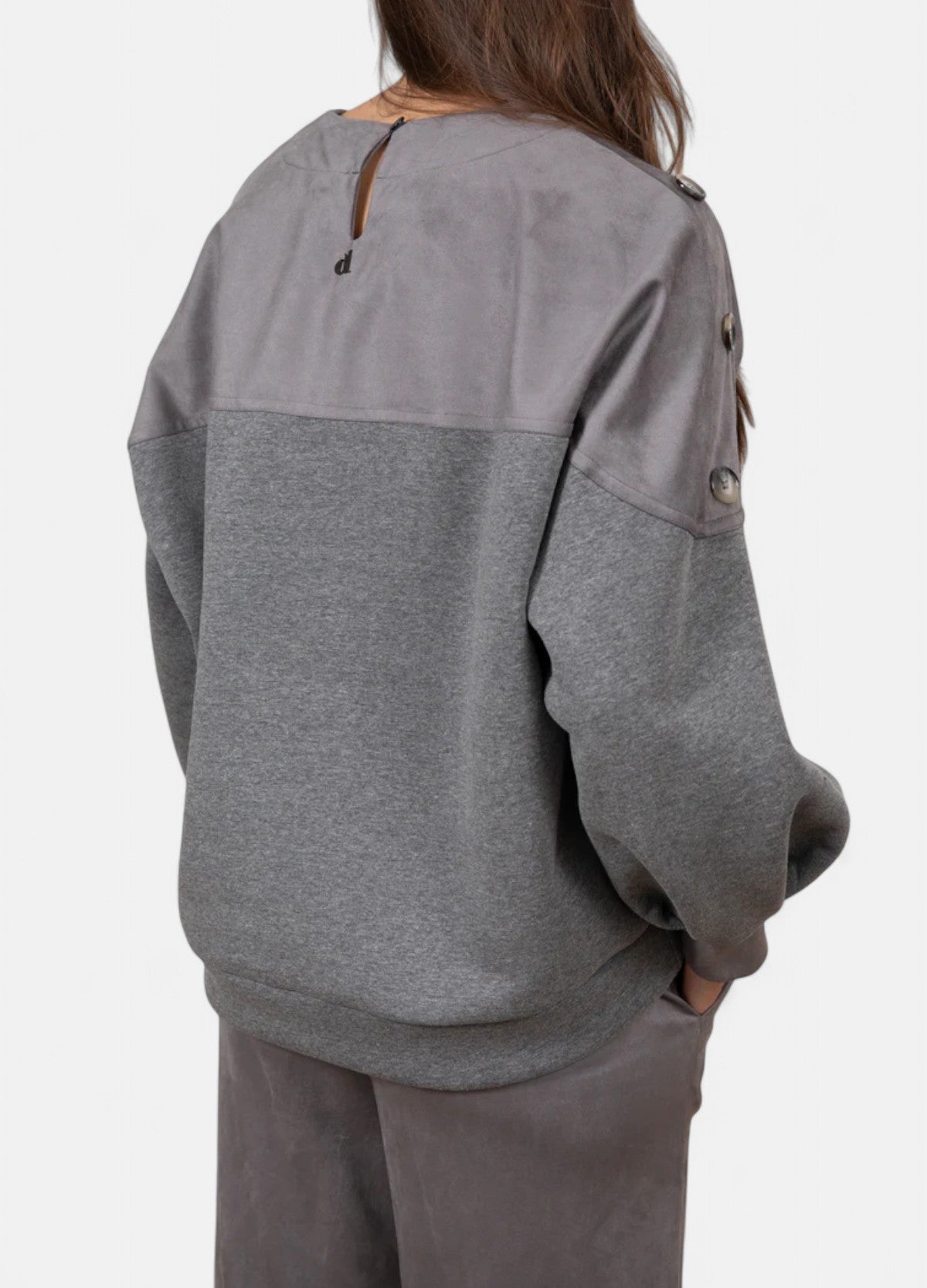 FAQAKNDA-GRIGIO - FELPA - DIXIE