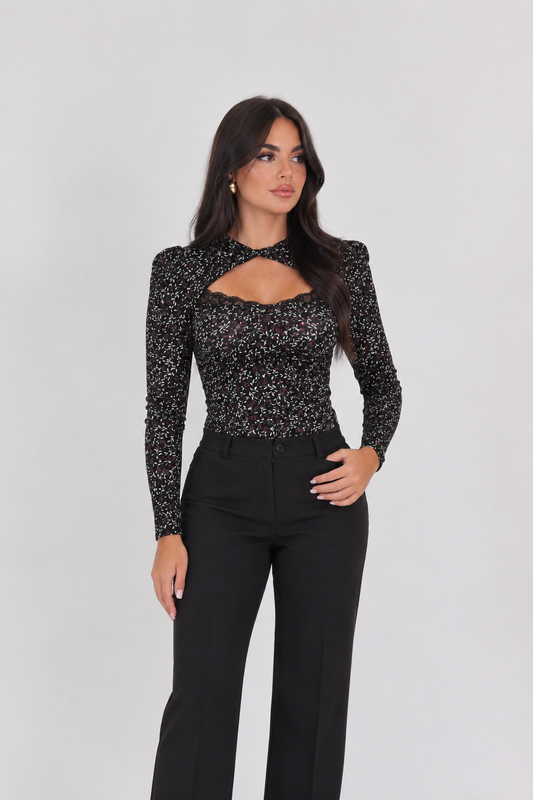 TOP MMABW01861 ROSE RAMPICANTI NERO