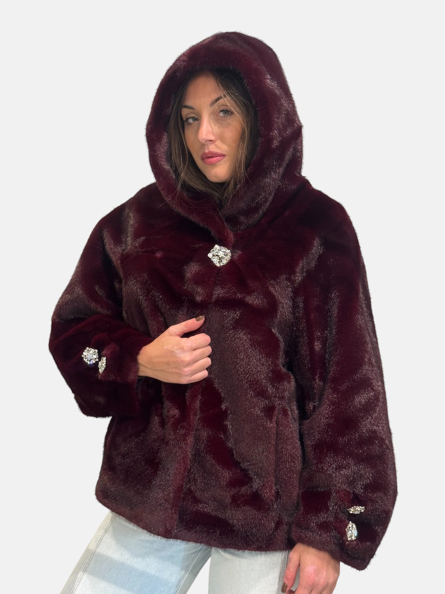 JLYV0531-BURGUNDY - ECOPELLICCIA - FURELLE