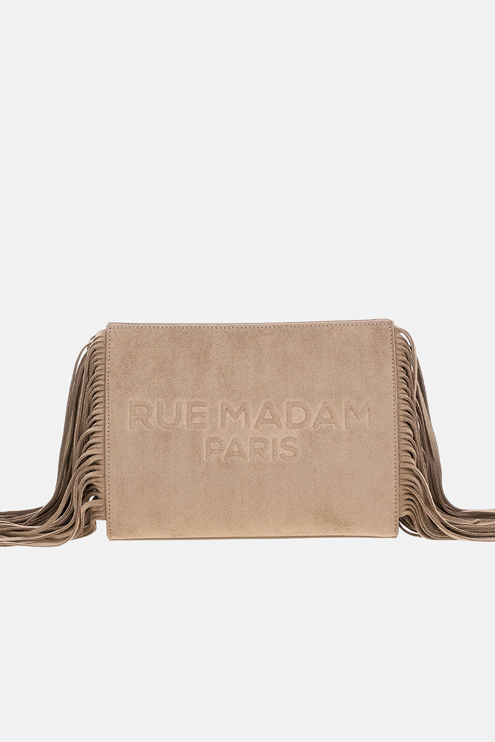 BORSA CANYON CLUTCH SUEDE GREY