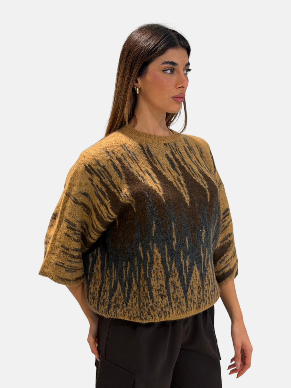 MAGLIA M566B012A SENAPE