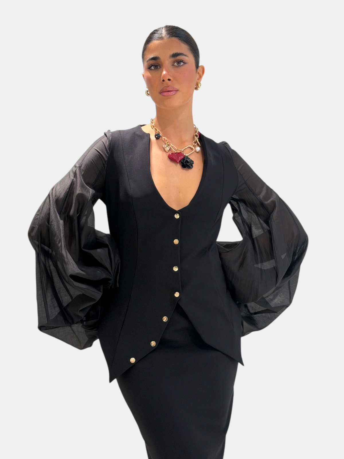 ABITO YMF0211 NERO
