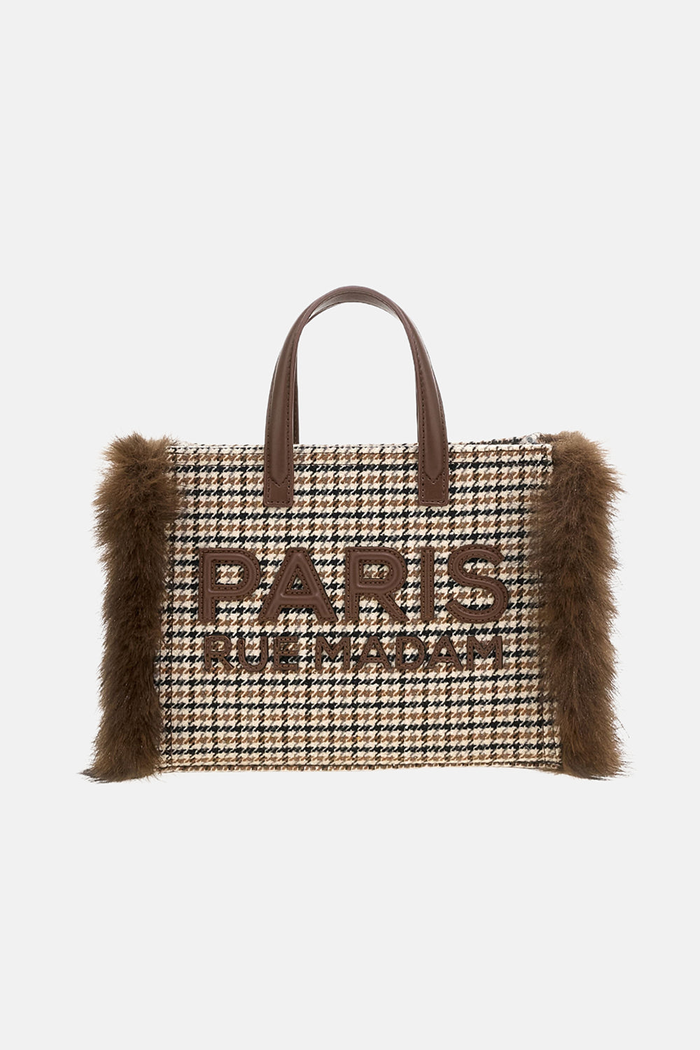 BORSA MEGEVE MINI TOTE PIED DE POULE