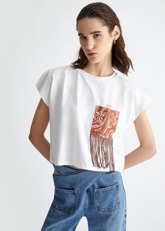 CA4445-BIANCO - T-SHIRT - LIU JO