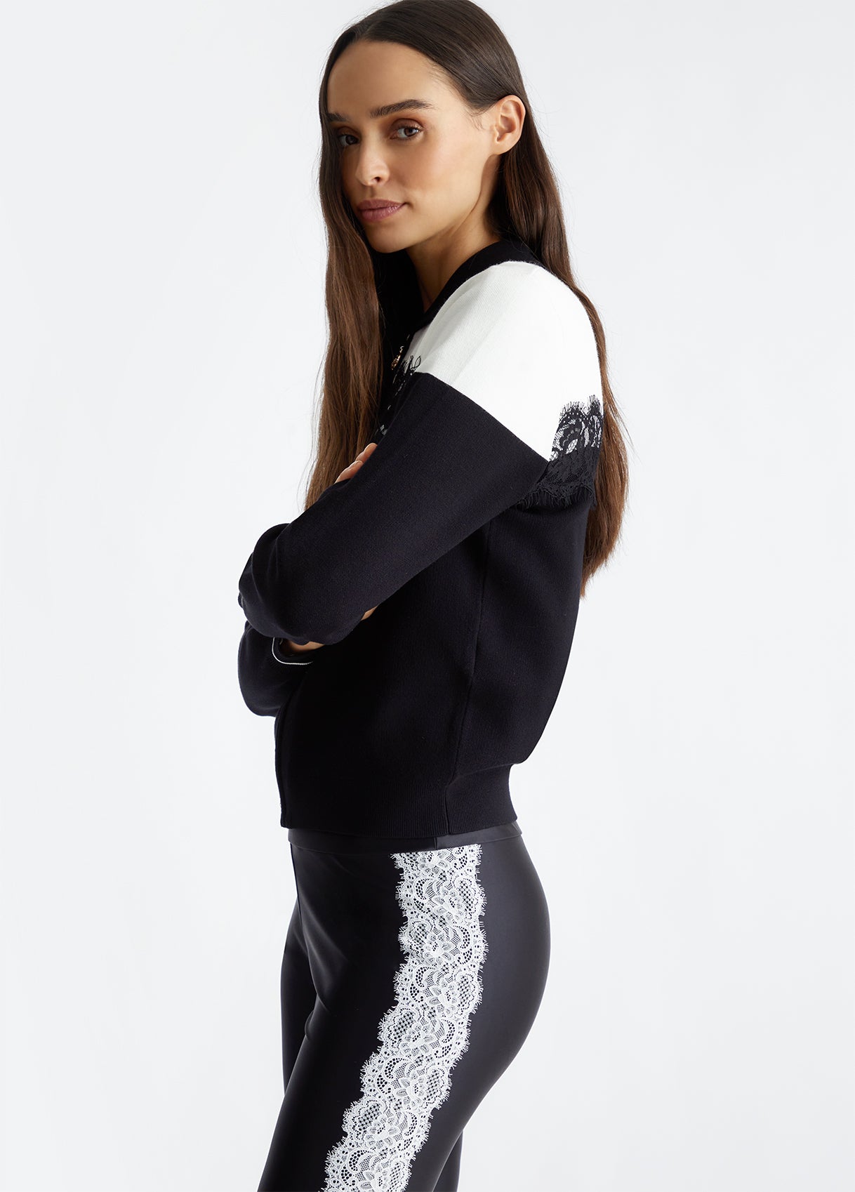 TF4221-WHITESUGAR - MAGLIA - LIU JO