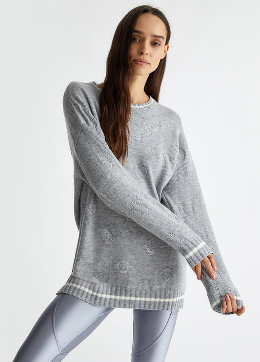 TF4173-GRIGIO - MAGLIA - LIU JO