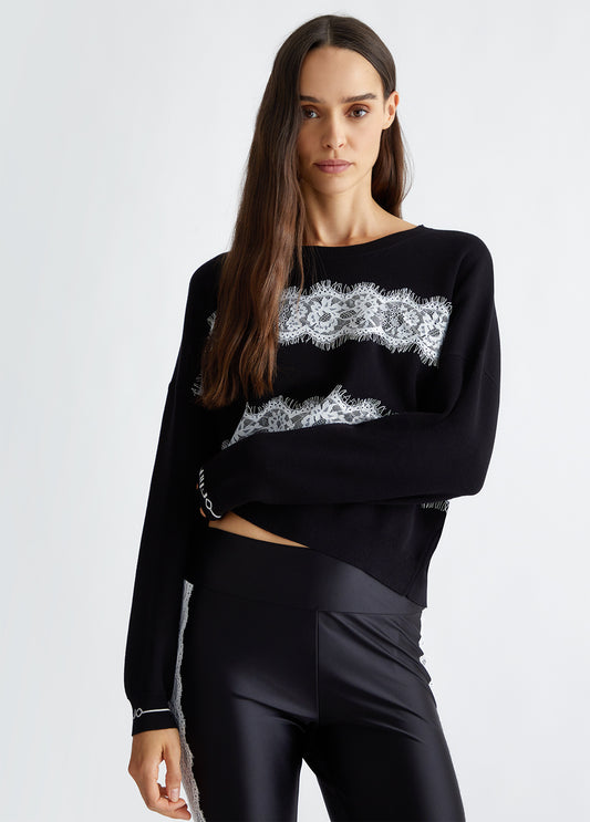 TF4220-NERO - MAGLIA - LIU JO