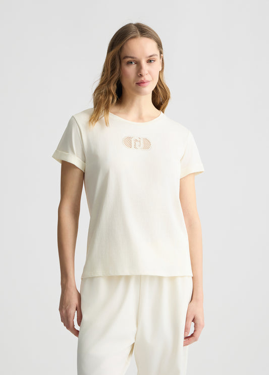 TA5180-WHITEMILK - T-SHIRT - LIU JO