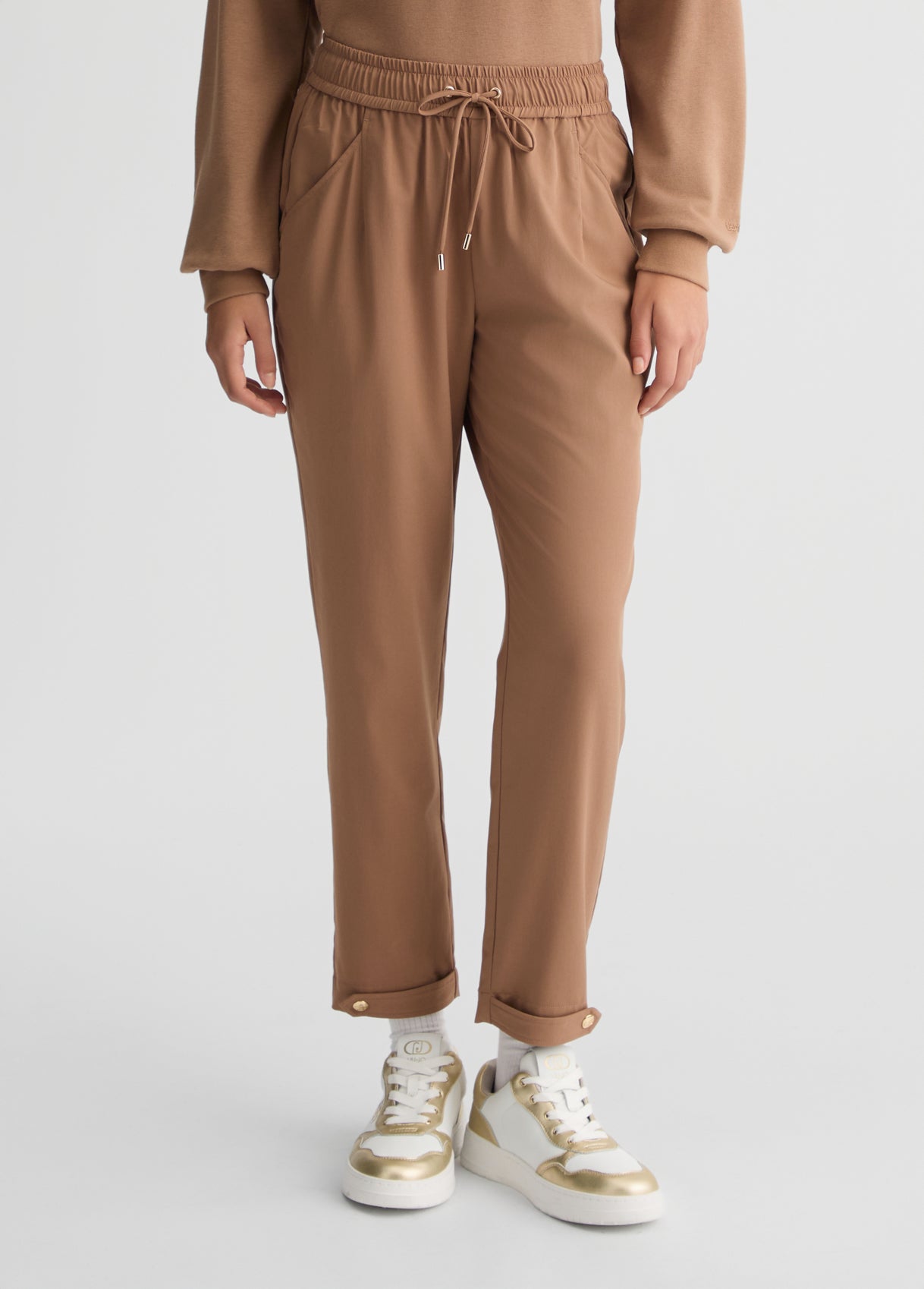 TA5144-NUDEBROWN - PANTALONE - LIU JO