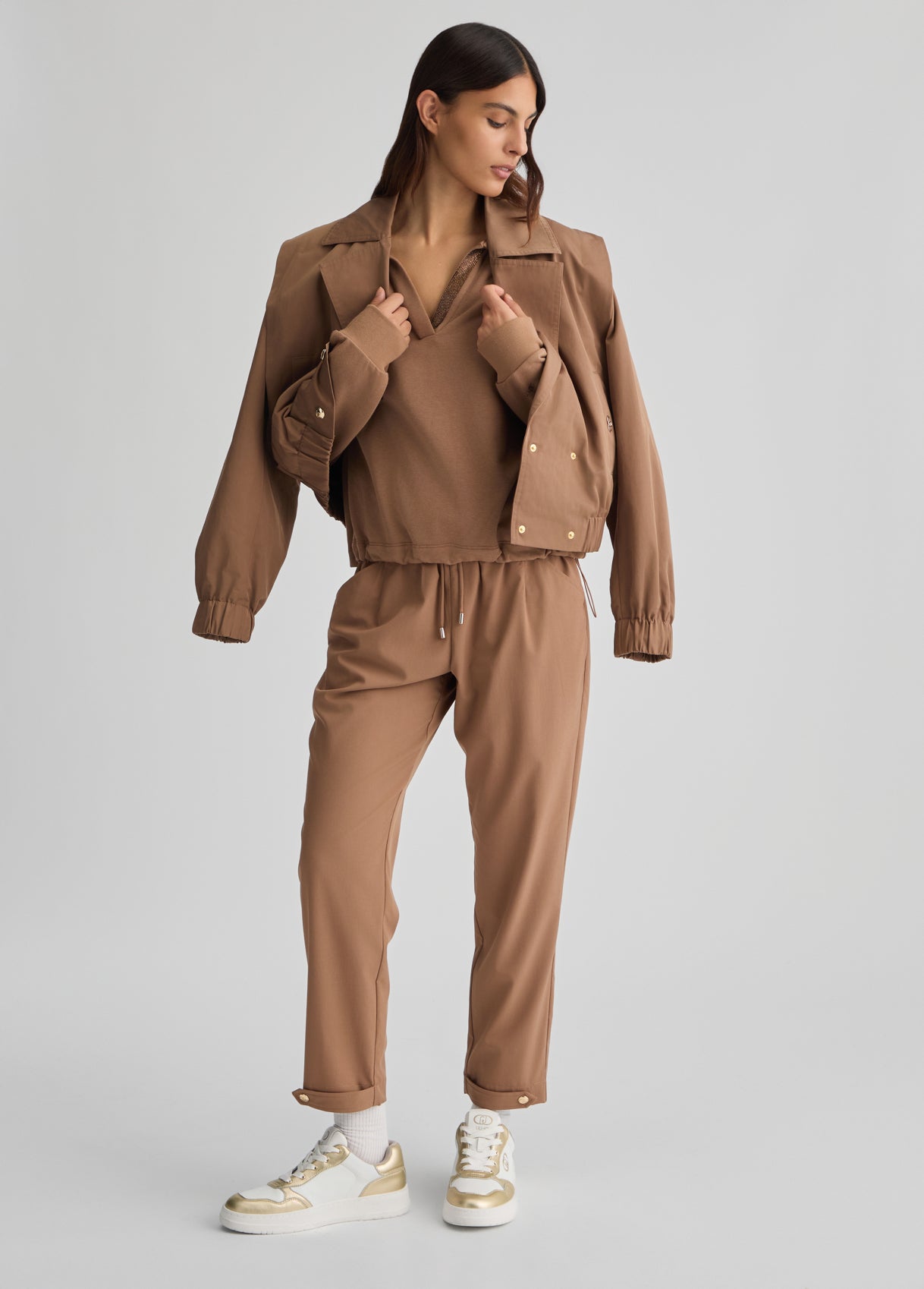 TA5144-NUDEBROWN - PANTALONE - LIU JO