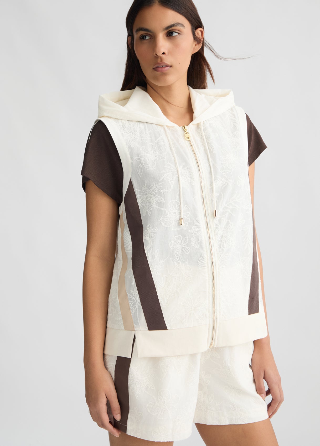 TA5156-WHITEMILK - GILET - LIU JO