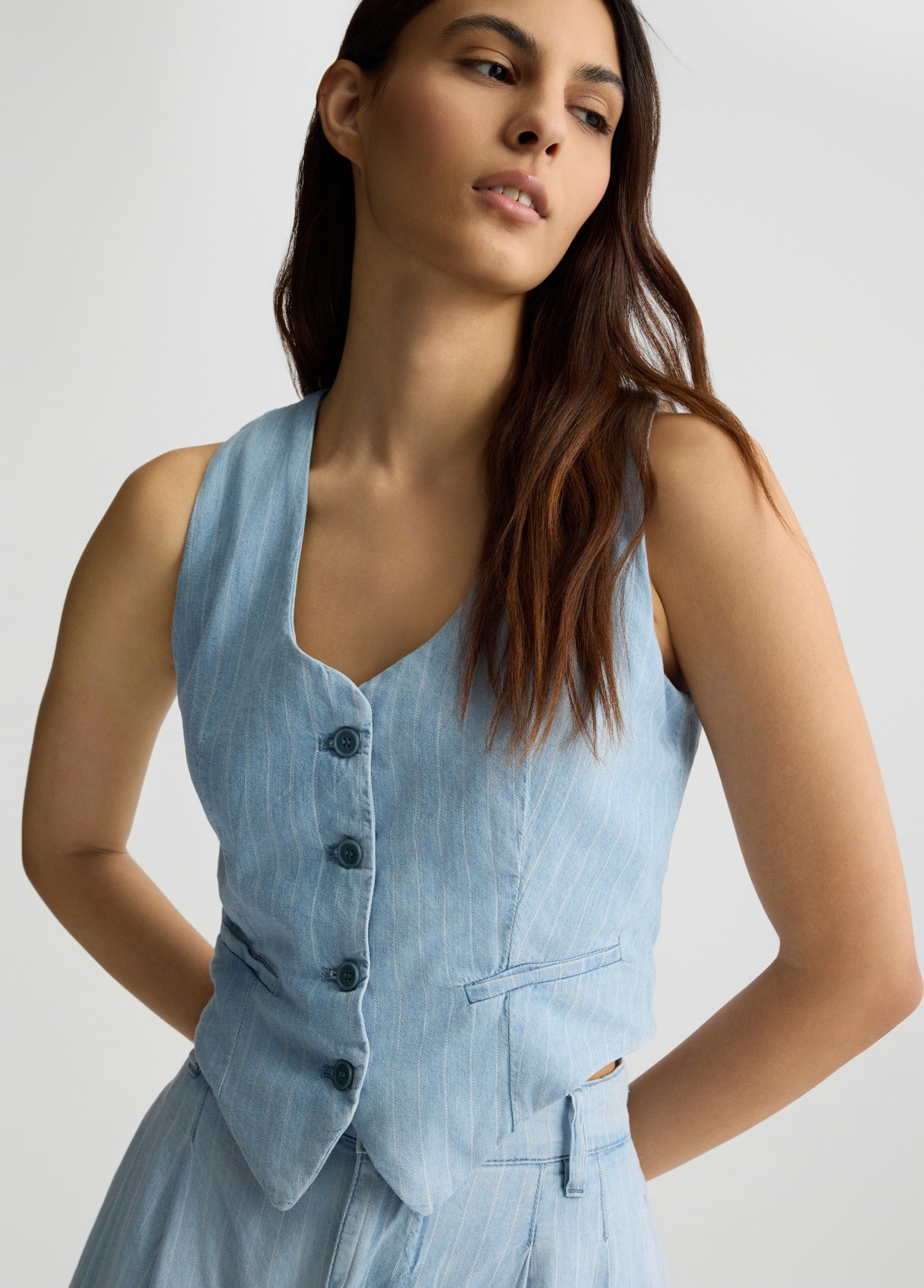 UA5122D4989-DENIMBLU - GILET - LIU JO