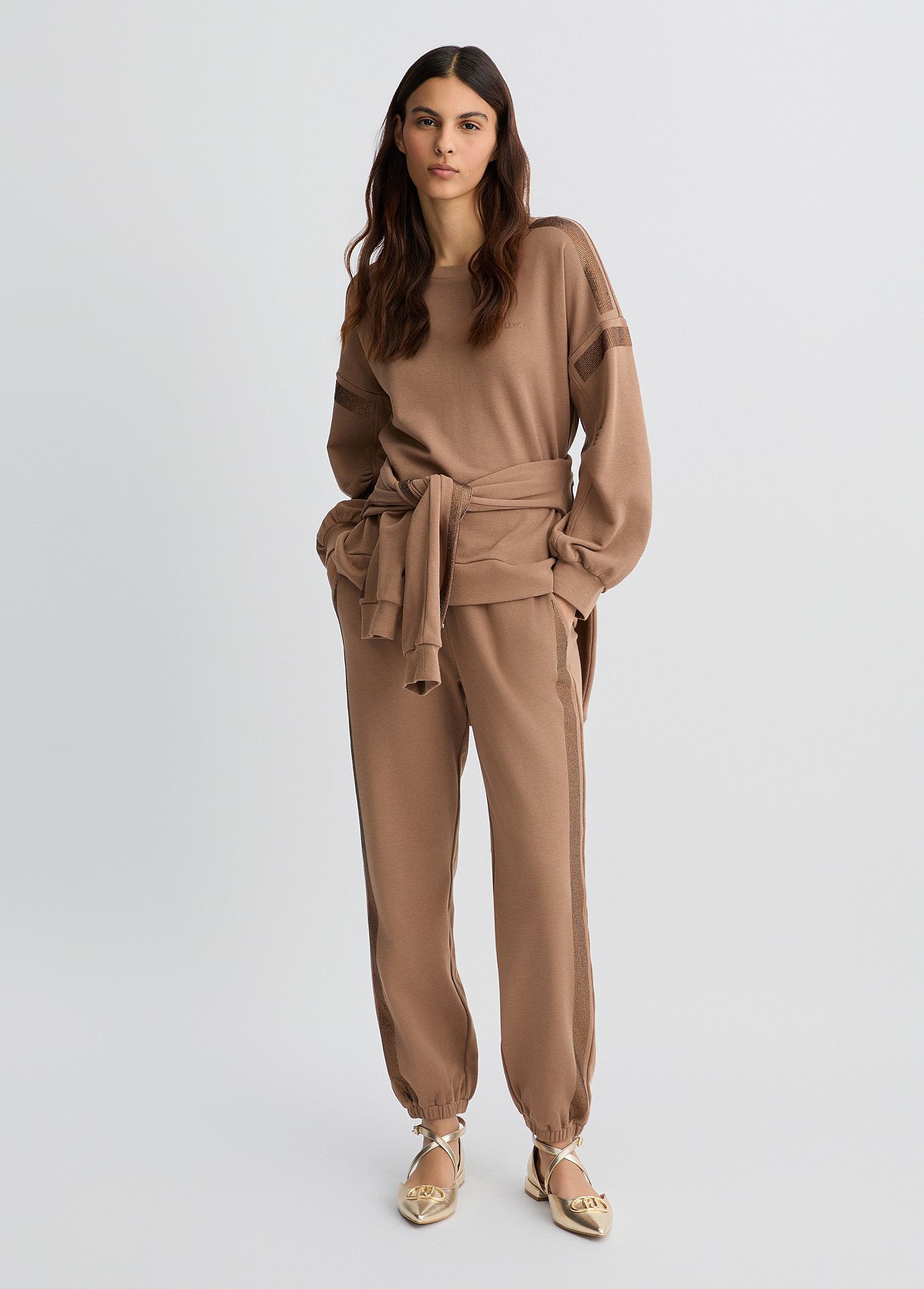 TA5051-NUDEBROWN - PANTALONE - LIU JO