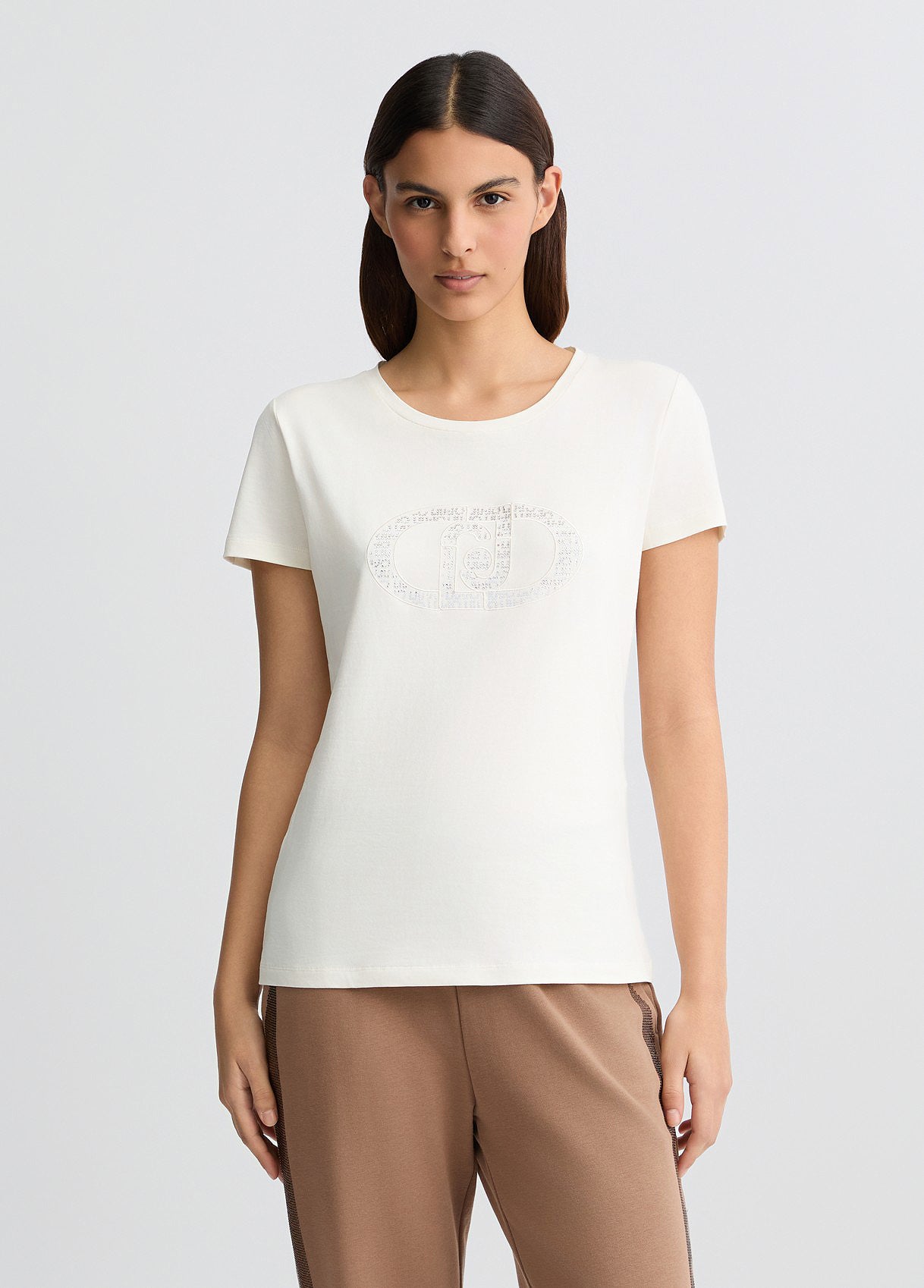 TA5173M9294-WHITEMILK - T-SHIRT - LIU JO