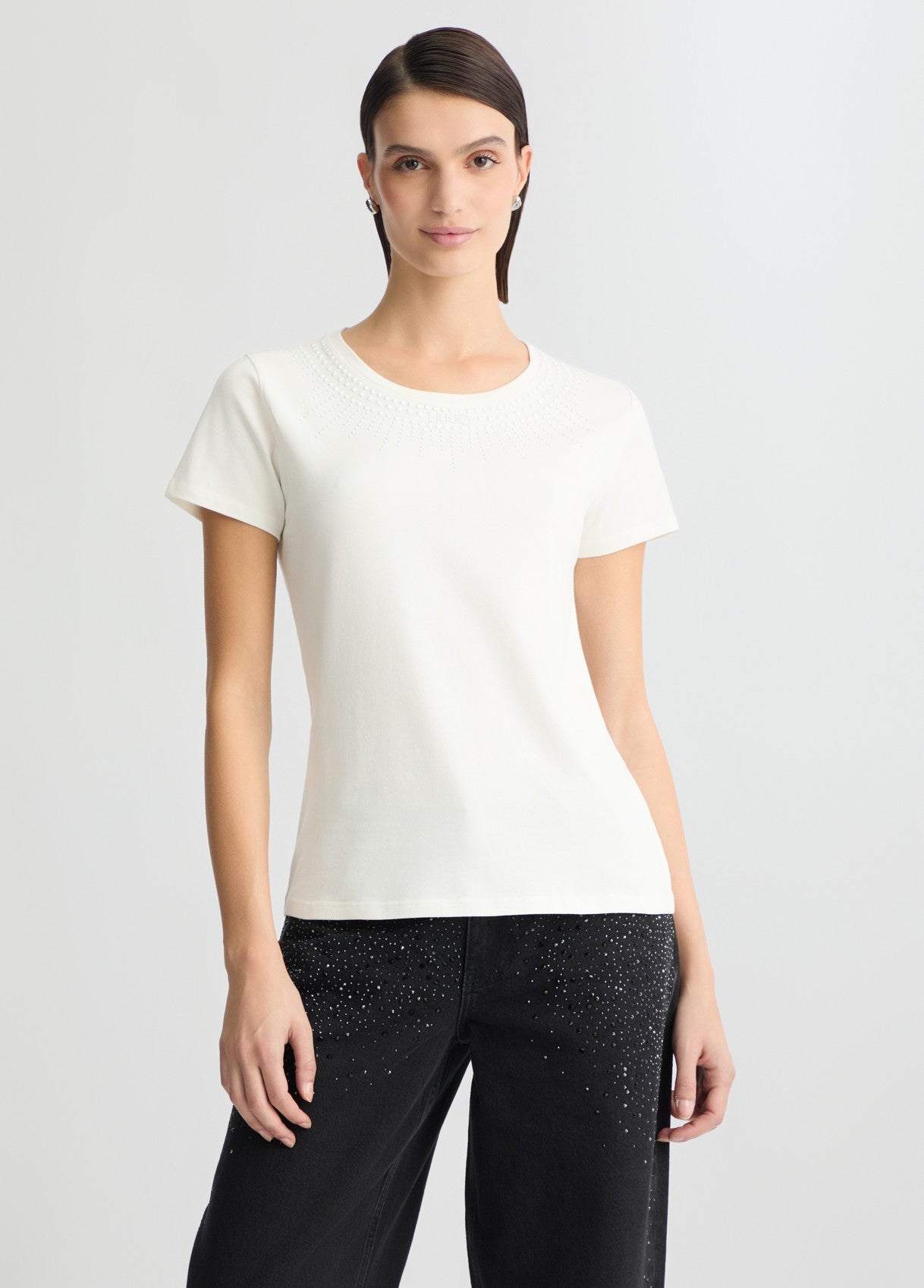 TA5214M9127-WHITEMILK - T-SHIRT - LIU JO