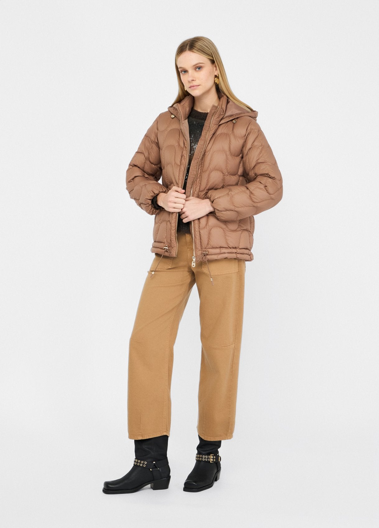 TF5202-CHOCOLATE - PIUMINO - LIU JO
