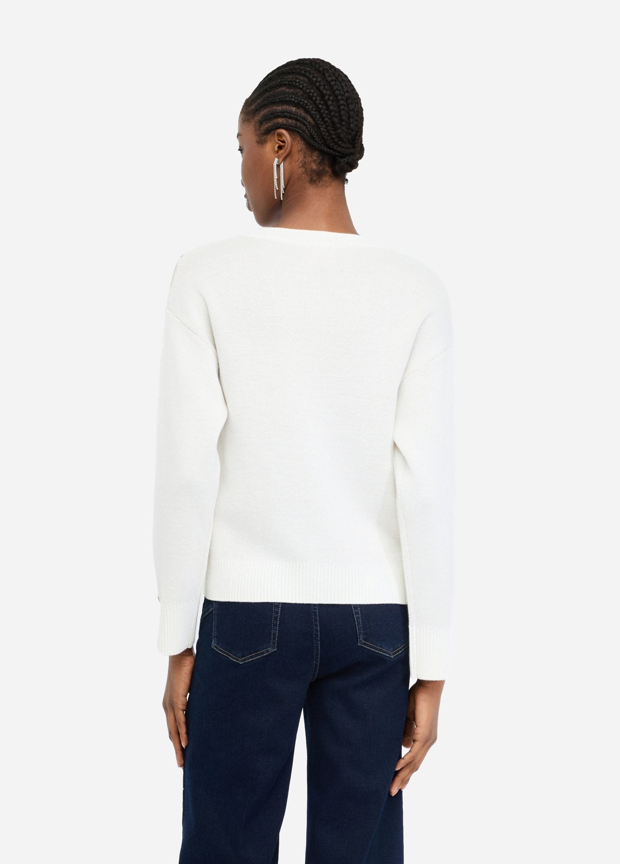 TF5225-BIANCO/LATTE - MAGLIA - LIU JO