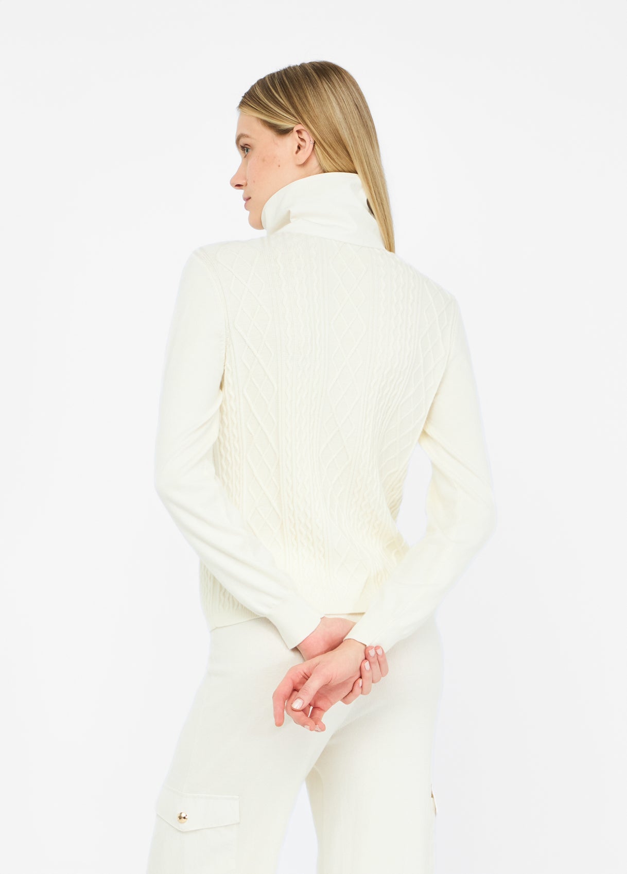 TF5039-BIANCO/LATTE - MAGLIA - LIU JO