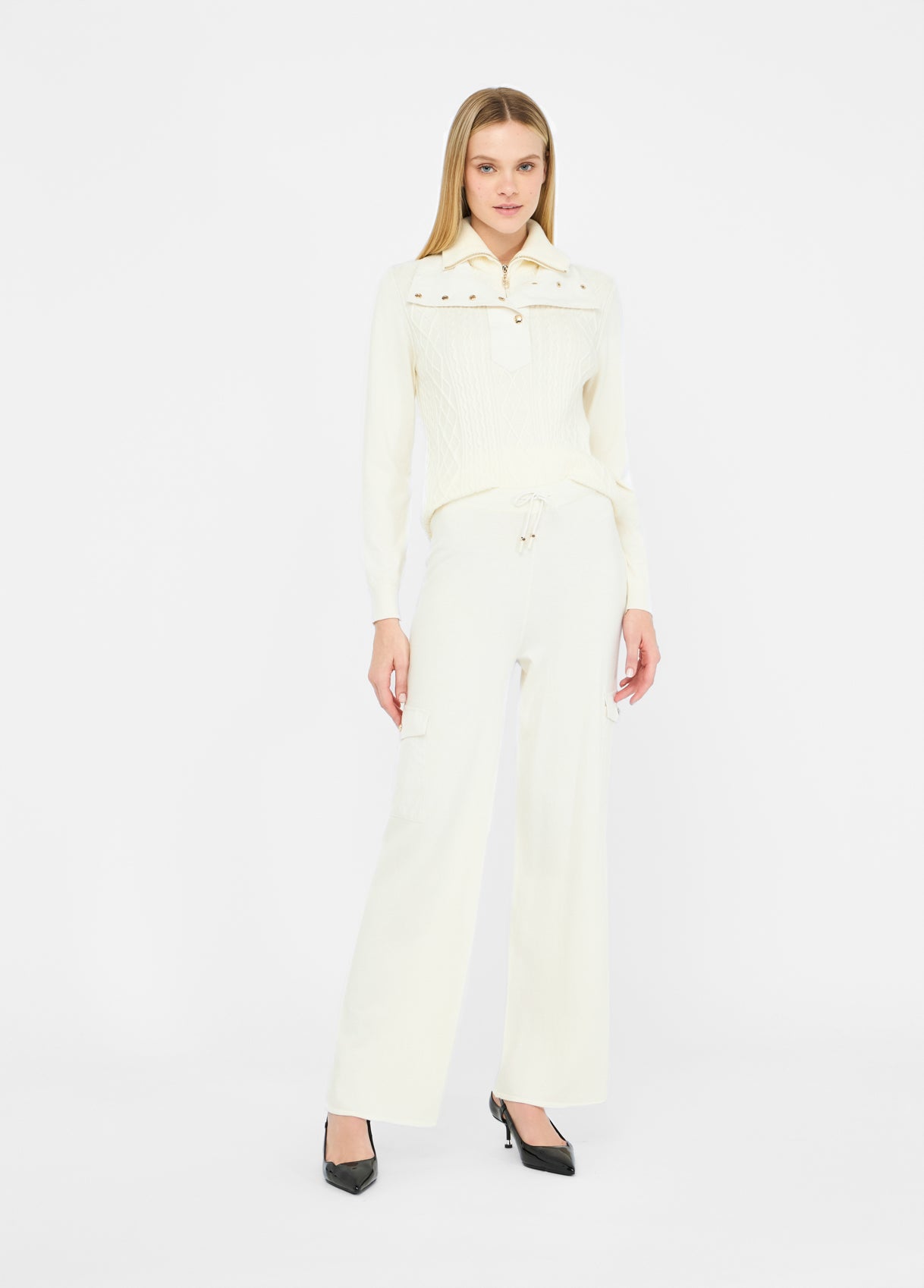 TF5039-BIANCO/LATTE - MAGLIA - LIU JO