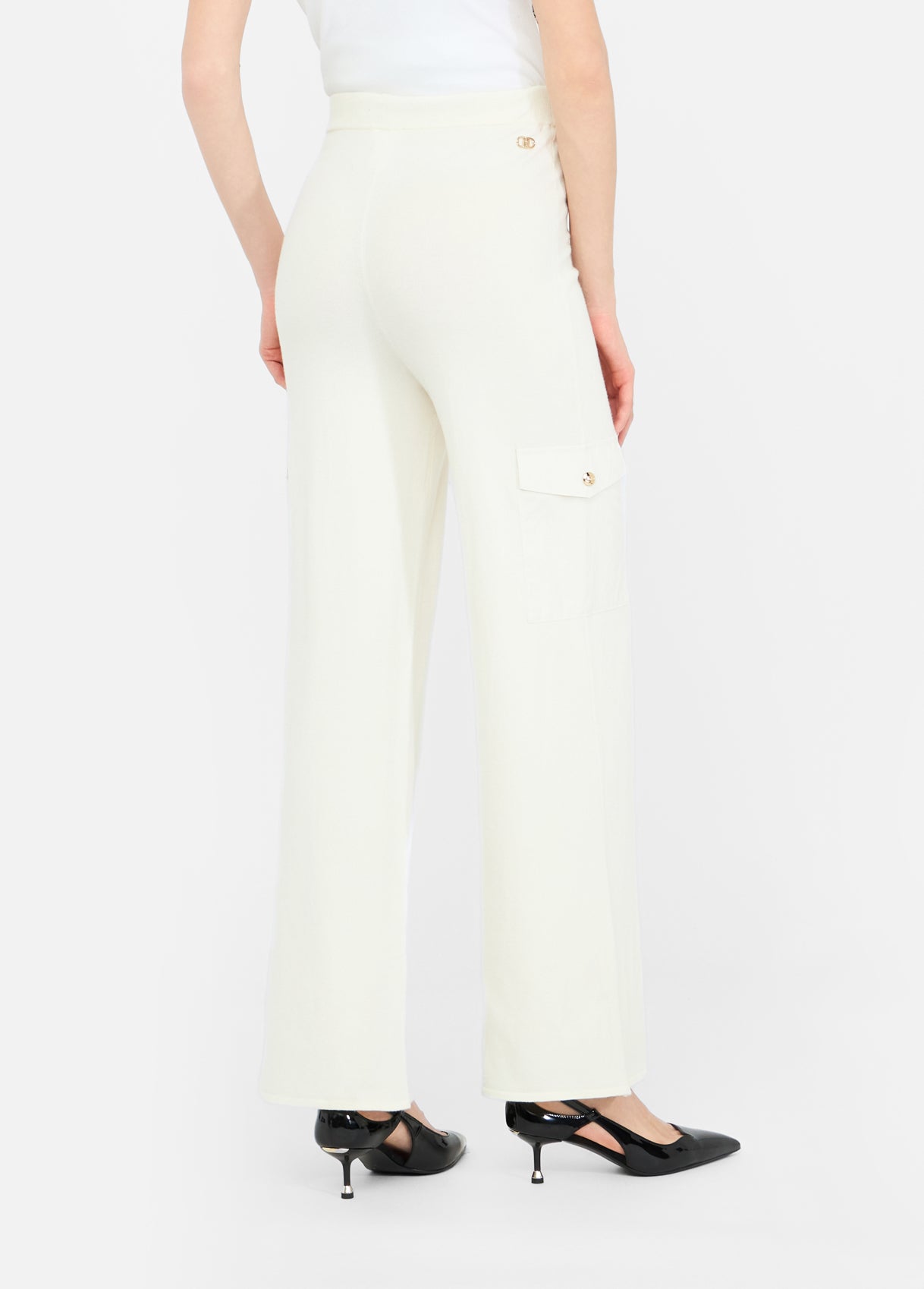 TF5041-BIANCO/LATTE - PANTALONE - LIU JO
