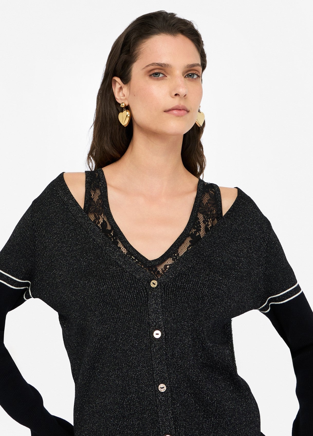 TF5027-NERO - MAGLIA - LIU JO