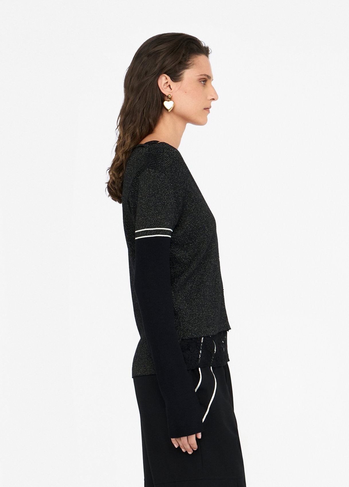 TF5027-NERO - MAGLIA - LIU JO
