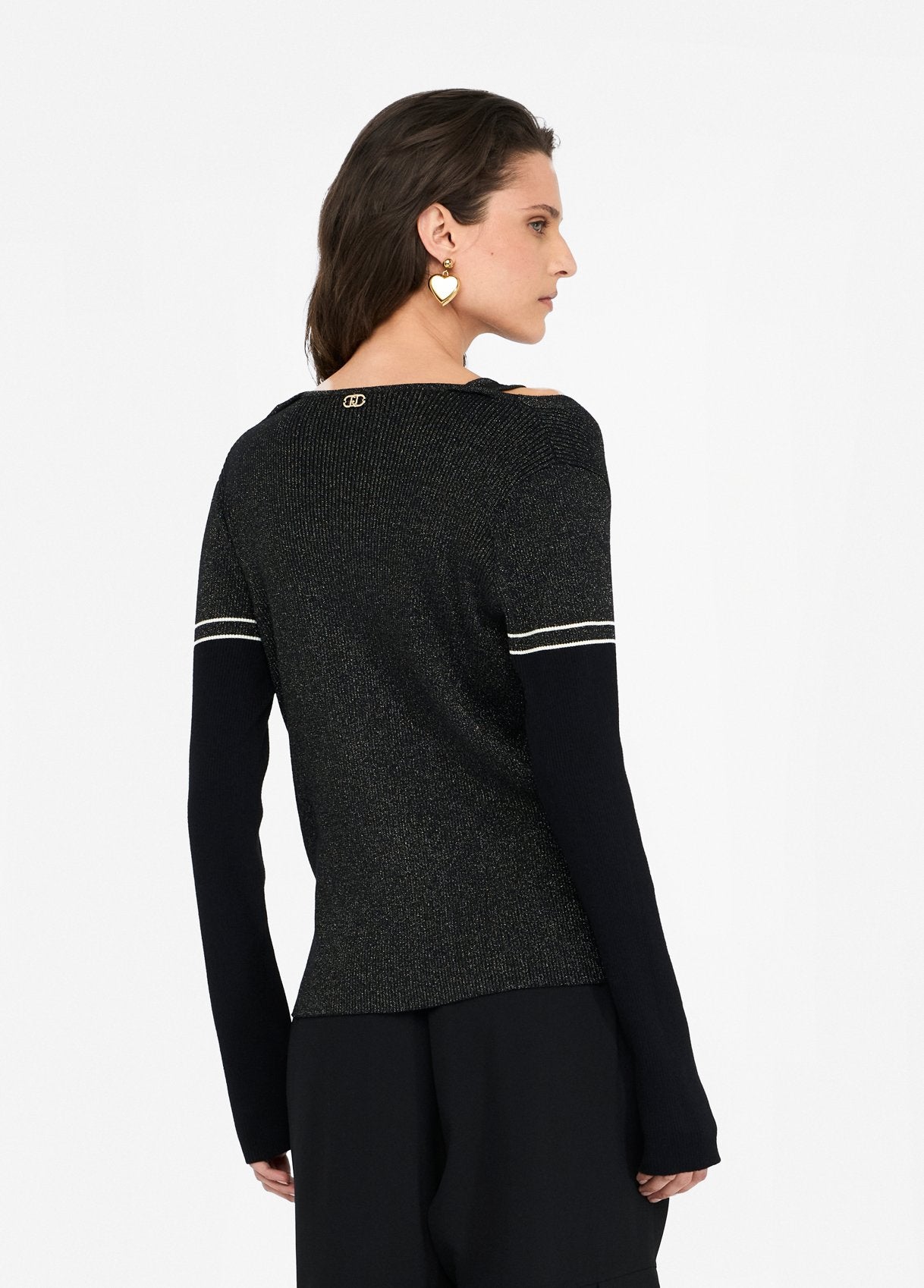 TF5027-NERO - MAGLIA - LIU JO