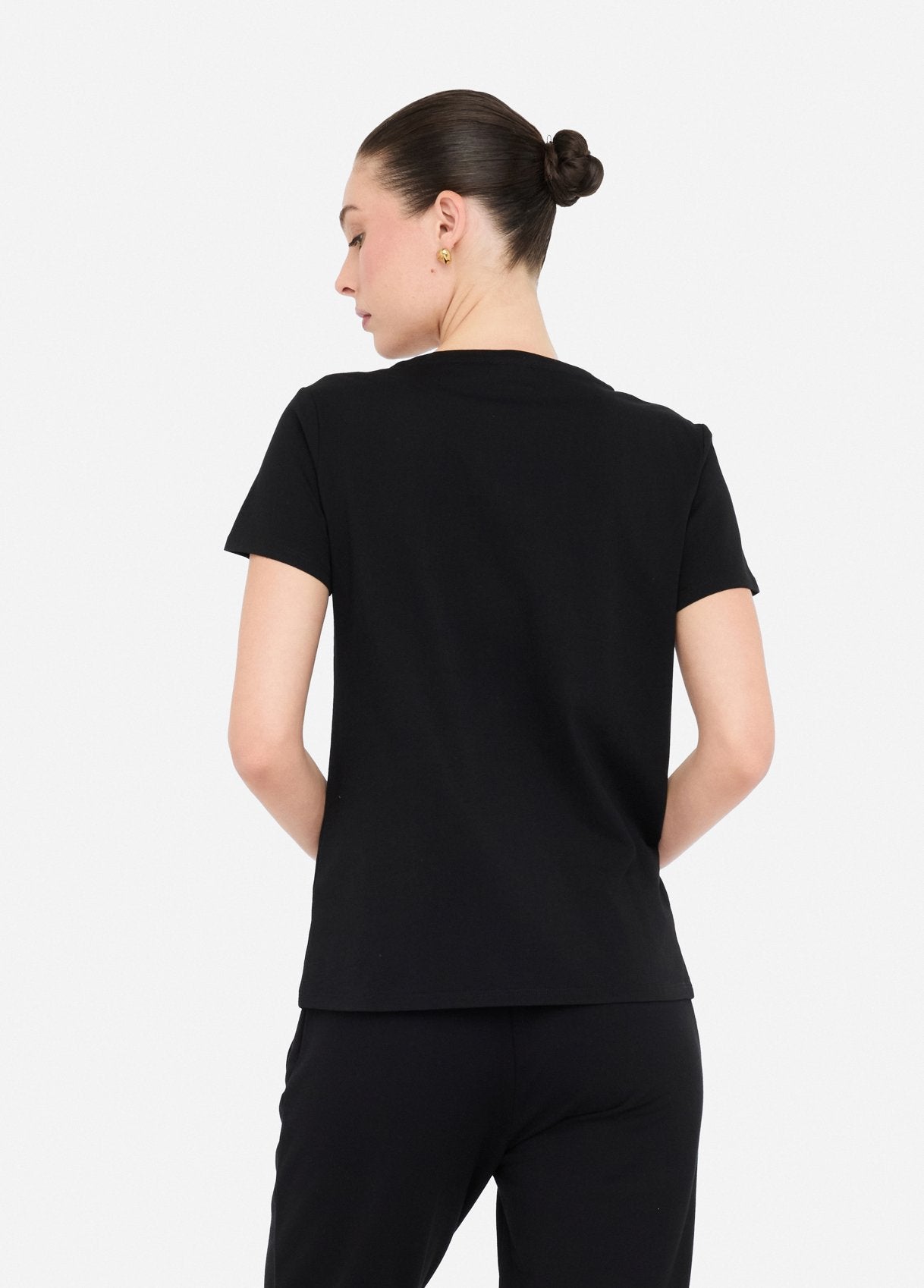 TF5280-NEROMONOGRAM - T-SHIRT - LIU JO