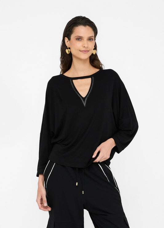TF5185-NERO - T-SHIRT - LIU JO