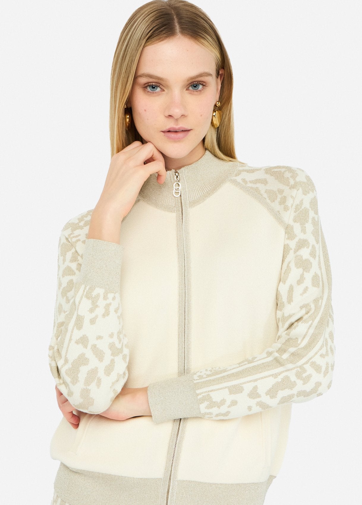 TF5171-LATTE/GOLD - MAGLIA - LIU JO