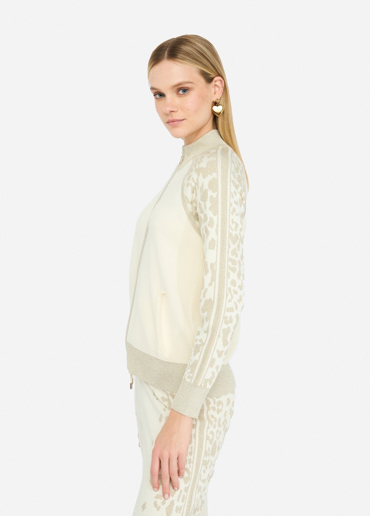 TF5171-LATTE/GOLD - MAGLIA - LIU JO