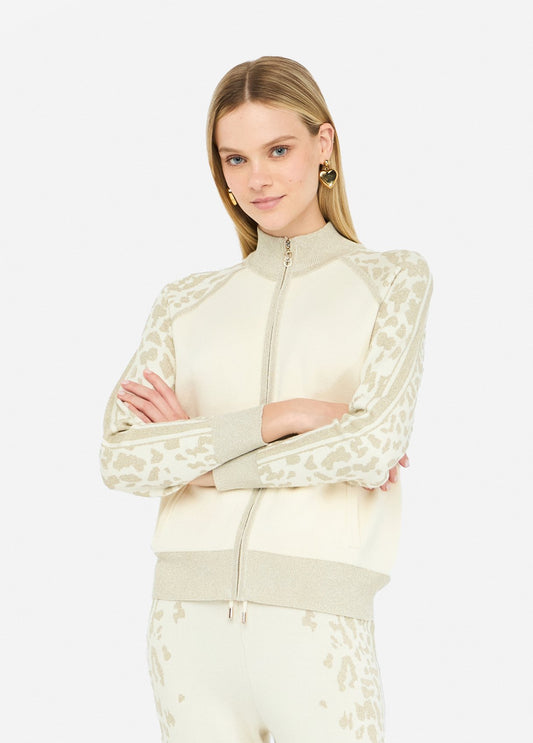 TF5171-LATTE/GOLD - MAGLIA - LIU JO