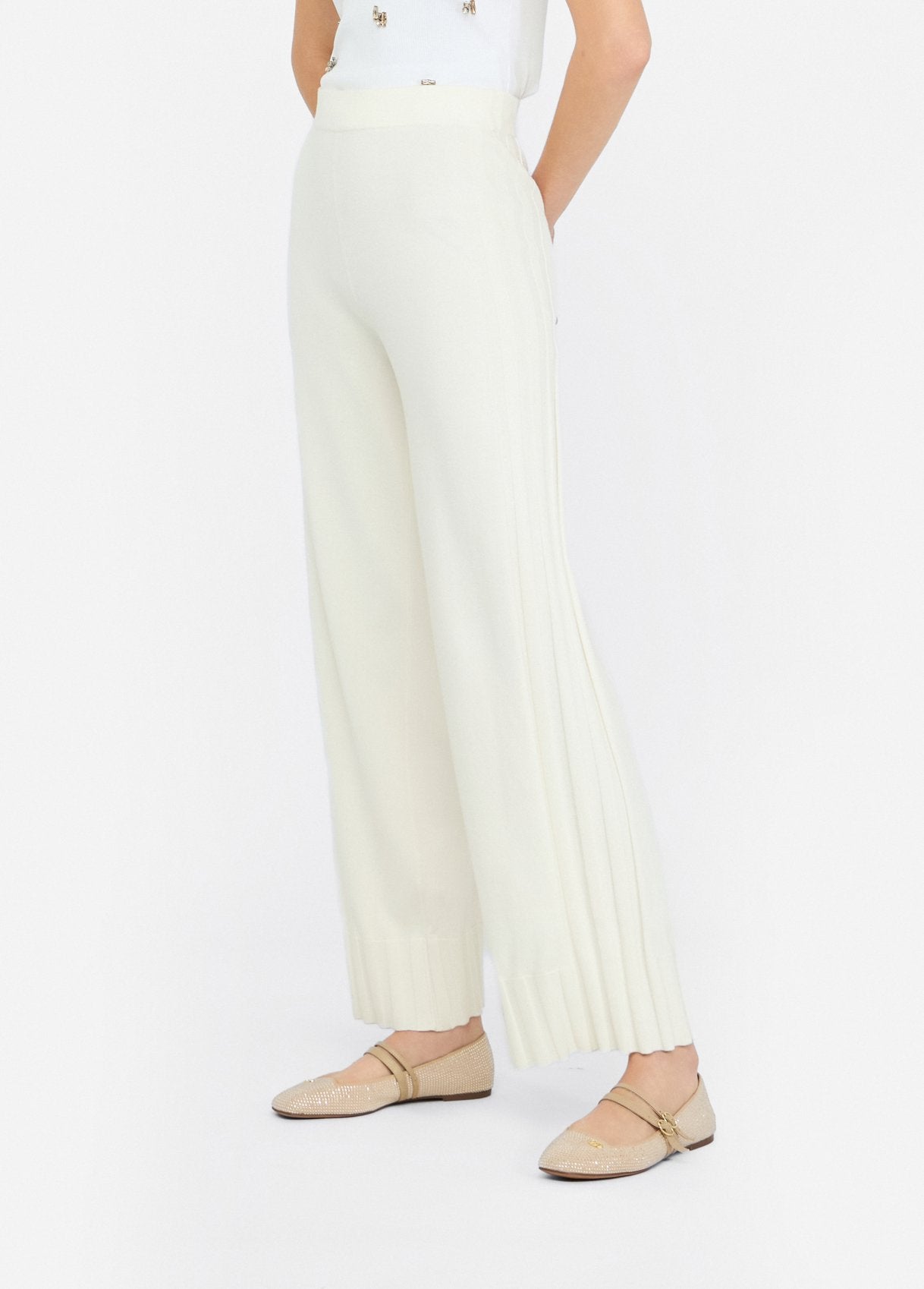 TF5207-BIANCOLATTE - PANTALONE - LIU JO