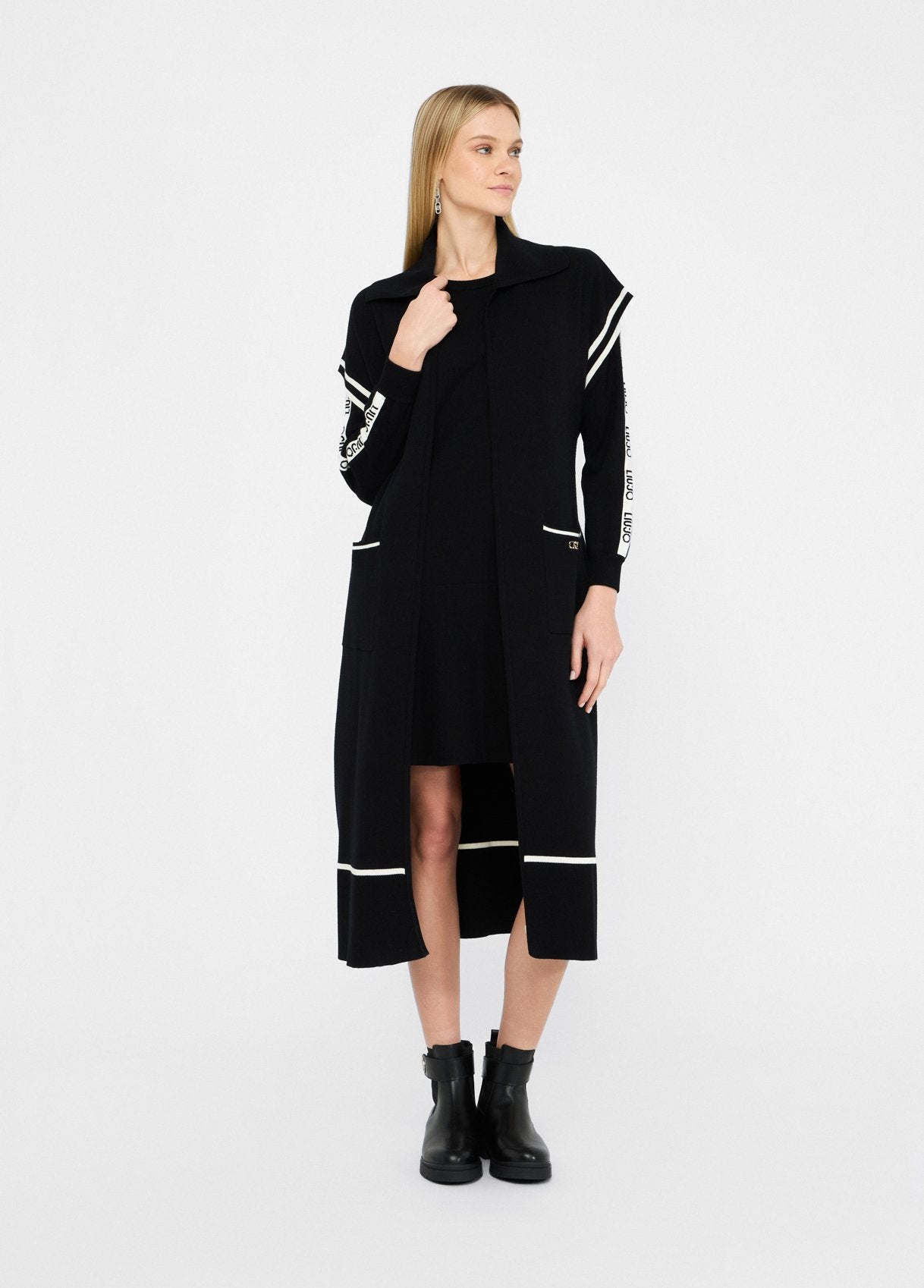 TF5213-NERO/BIANCO - GILET - LIU JO
