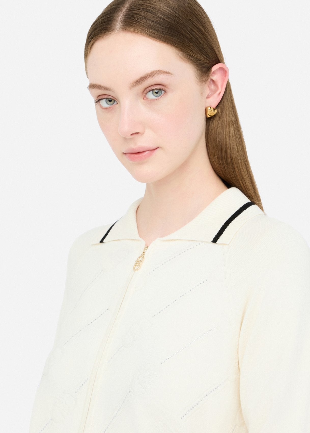 TF5032-LATTE/NERO - MAGLIA - LIU JO