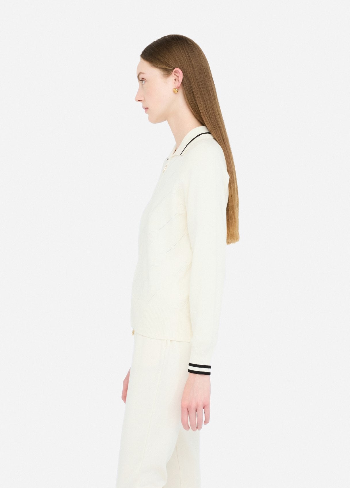 TF5032-LATTE/NERO - MAGLIA - LIU JO