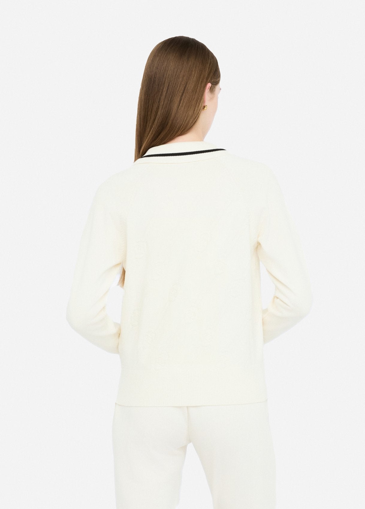 TF5032-LATTE/NERO - MAGLIA - LIU JO