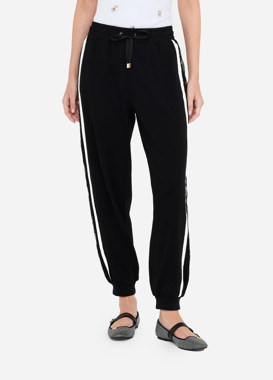 TF5010-NERO/BIANCO - PANTALONE - LIU JO
