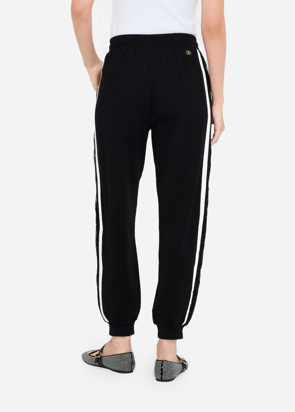 TF5010-NERO/BIANCO - PANTALONE - LIU JO