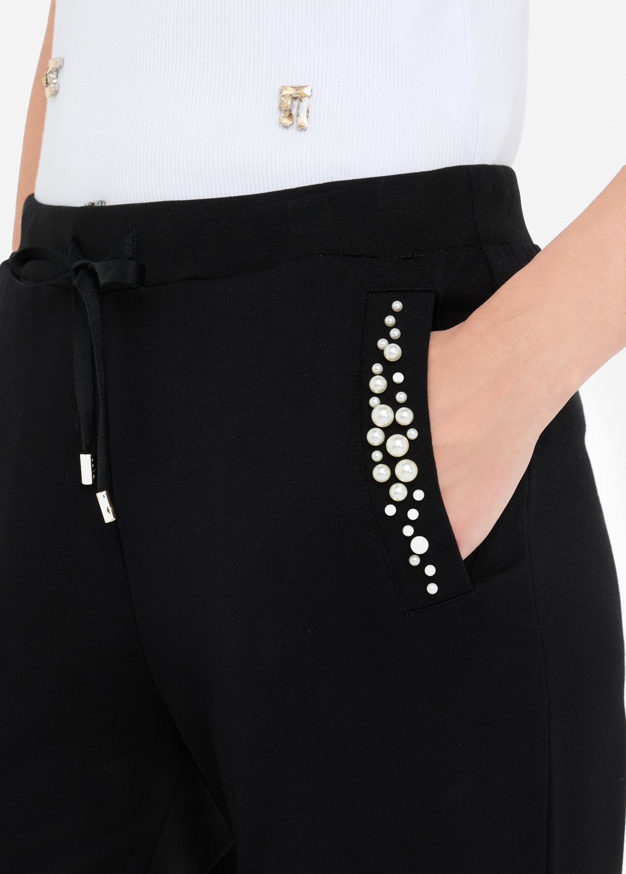 TF5155M9932-NERORIVEITE - PANTALONE - LIU JO