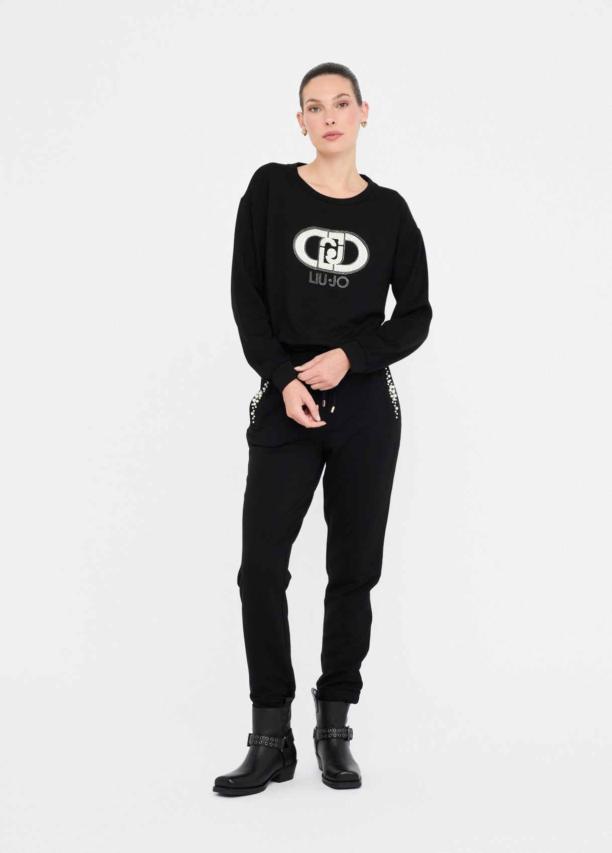 TF5155M9932-NERORIVEITE - PANTALONE - LIU JO