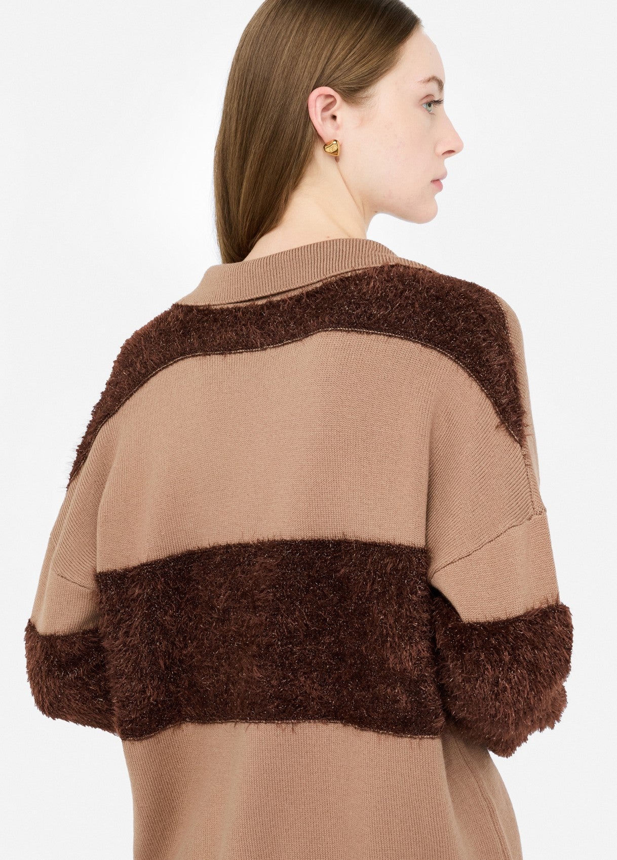 TF5221-CHOCOLATE - MAGLIA - LIU JO