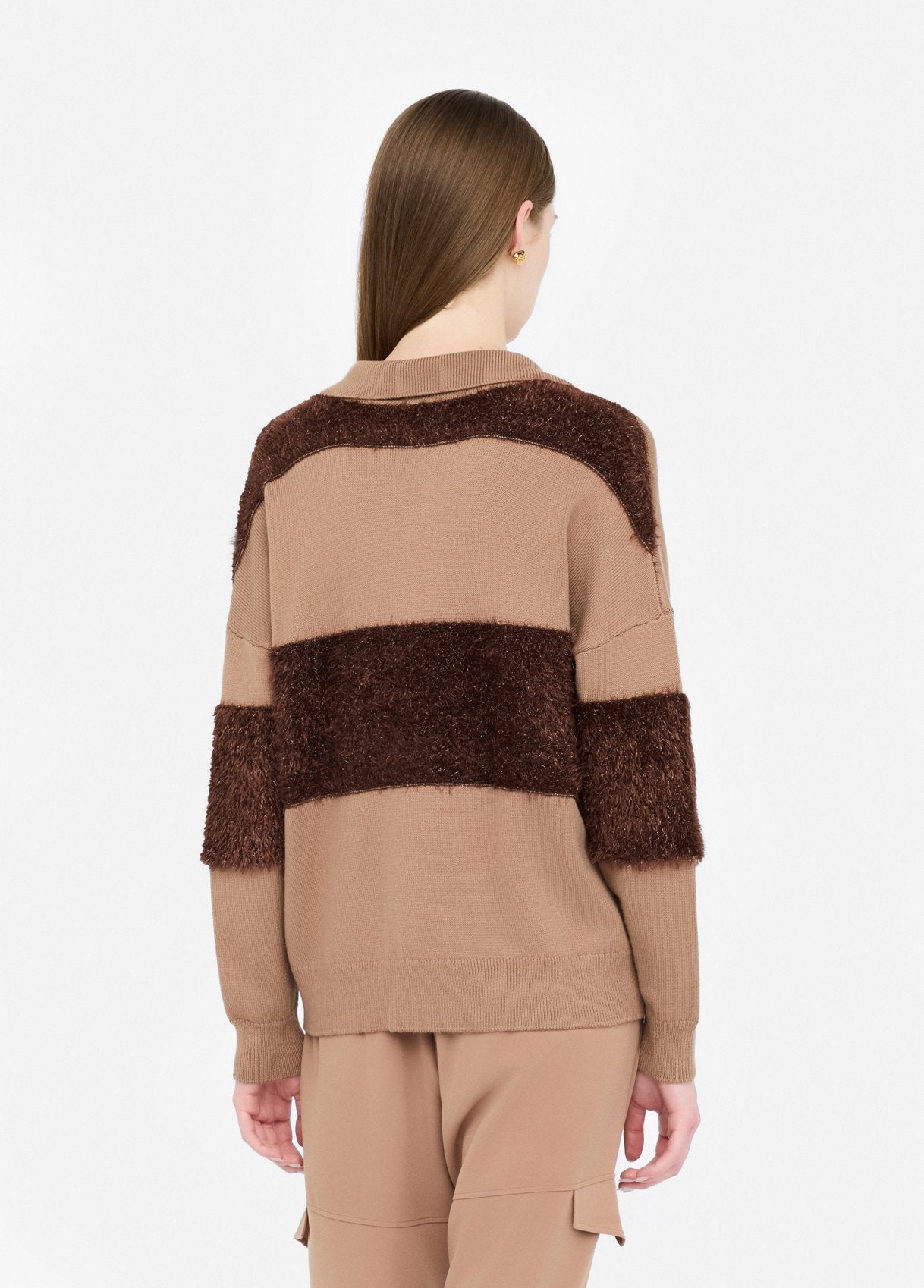 TF5221-CHOCOLATE - MAGLIA - LIU JO