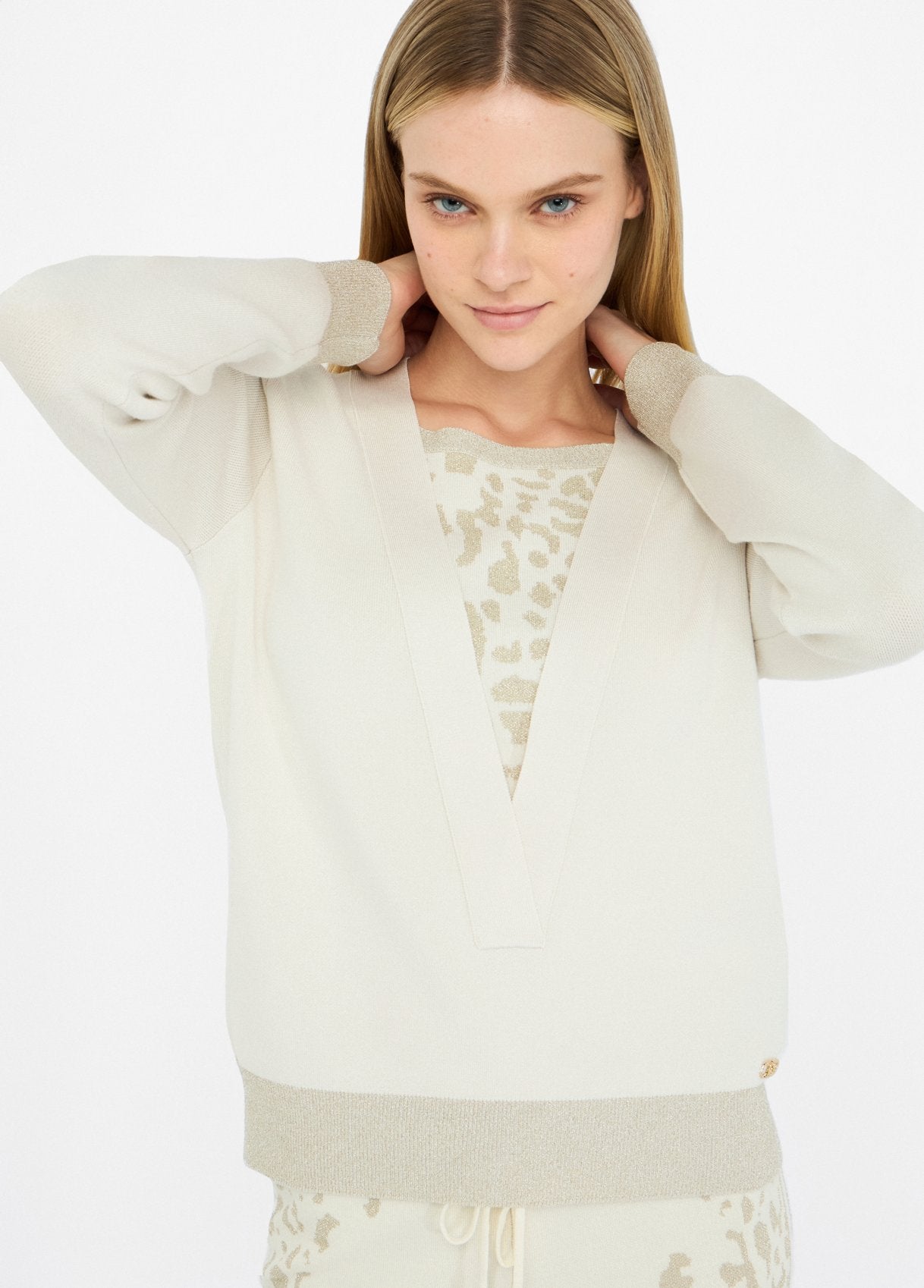 TF5254-BIANCOLATTE - MAGLIA - LIU JO
