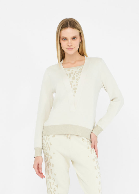 TF5254-BIANCOLATTE - MAGLIA - LIU JO
