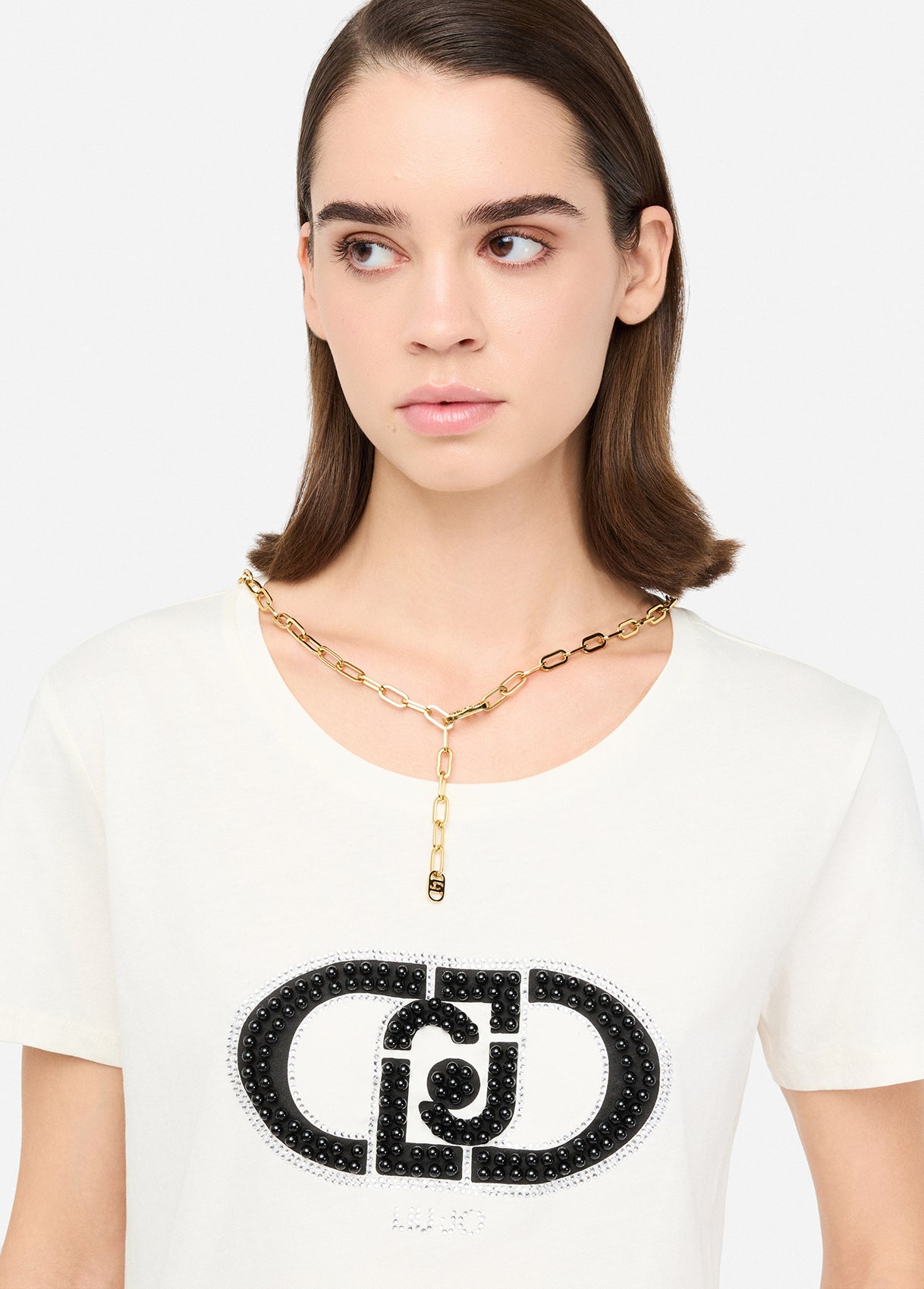 TF5280-BIANCOLATTE - T-SHIRT - LIU JO