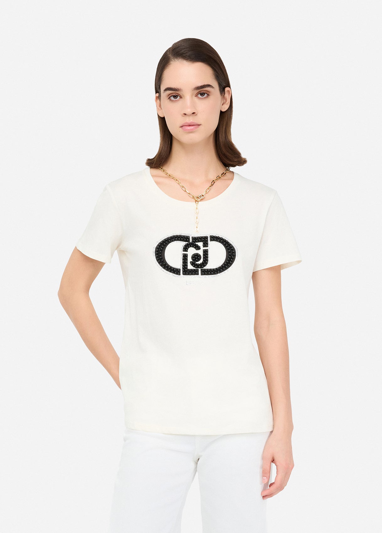 TF5280-BIANCOLATTE - T-SHIRT - LIU JO