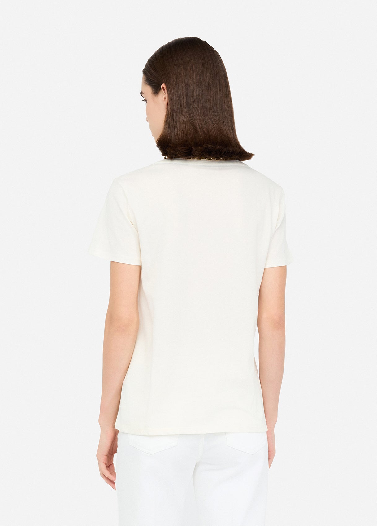 TF5280-BIANCOLATTE - T-SHIRT - LIU JO