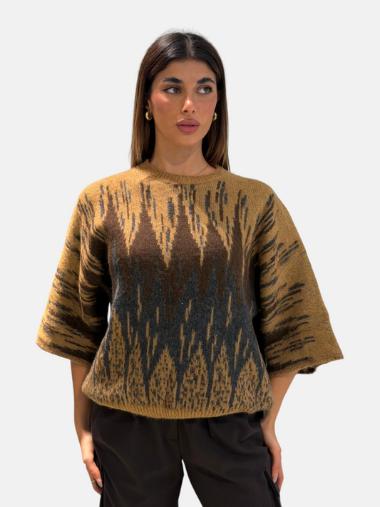 MAGLIA M566B012A SENAPE