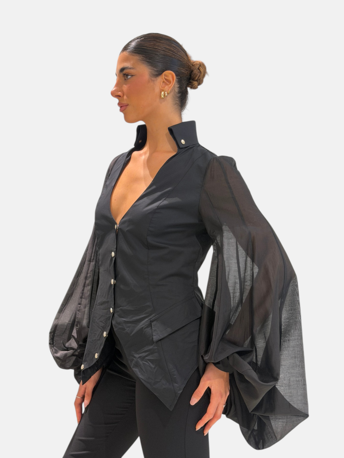 CAMICIA YMF0308 NERO